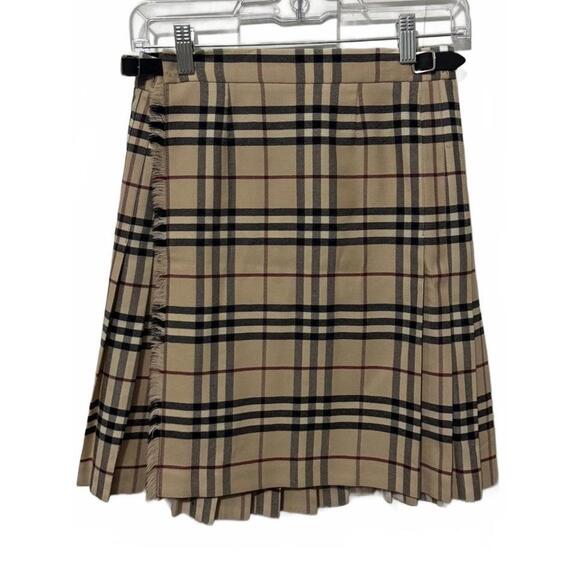 Burberry Mini Pleated Skirt Size 6 - Picture 1 of 3